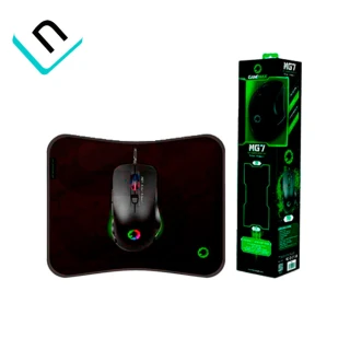 KIT MOUSE + PAD MOUSE ALAMBRICO GAMER GAMEMAX MG7 | USB
