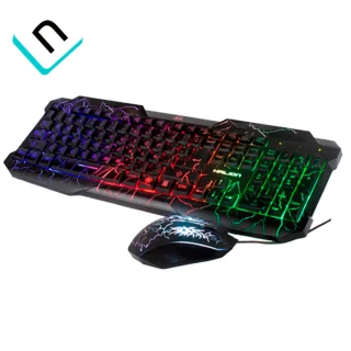 KIT TECLADO + MOUSE GAMER HALION KRAKEN HA-506C | USB