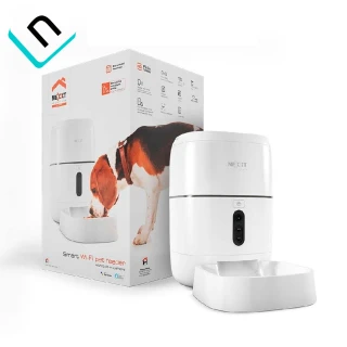 ALIMENTADOR INTELIGENTE PARA MASCOTAS NEXXT  NHA-P610 | CAMARA FUL HD, WIFI