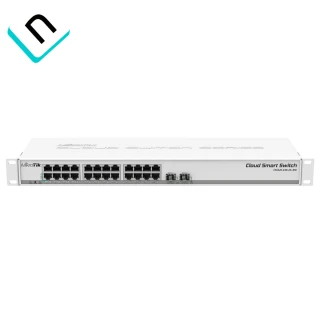 ROUTER MIKROTIK  CSS326-24G-2S+RM | 1.25GB, RAM 2MB, 24 PUERTOS GIGA