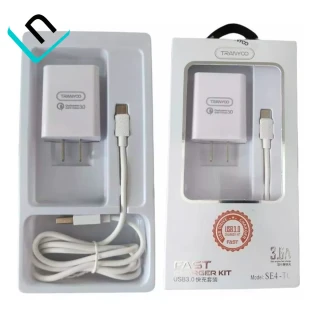 CARGADOR PARA CELULAR TRANYCO SE4-TC | USB 3.0