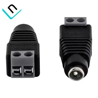 CONECTOR DE ENERGIA PARA CAMARA INTELBRAS, HEMBRA