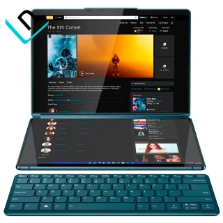 LAPTOP LENOVO YOGA BOOK 9 13IRU8 | INTEL CORE I7 1355U, HASTA 5.0GHZ, RAM LPDDR5X 16GB, SSD 1TB, 13.3"