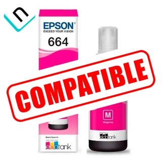 TINTA COMPATIBLE EPSON T664 | MAGENTA.