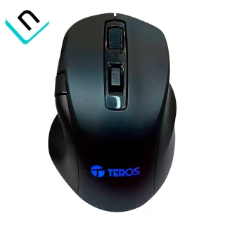 MOUSE GAMER INALAMBRICO TEROS TE-5168N | NANO RECEPTOR USB 2.4GHZ, BLUETOOTH, USB, RECARGABLE