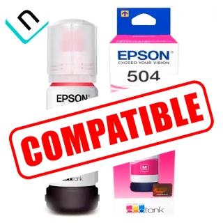 TINTA COMPATIBLE EPSON T504 | MAGENTA