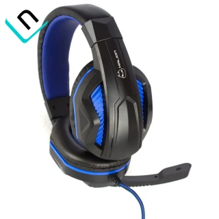 AUDIFONO ALAMBRICO GAMER HALION VIPER X15 | AZUL