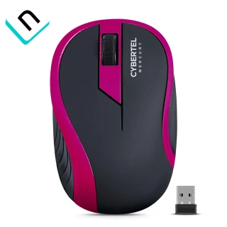 MOUSE INALAMBRICO CYBERTEL MERCURY | NANO RECEPTOR USB  2.4 GHZ