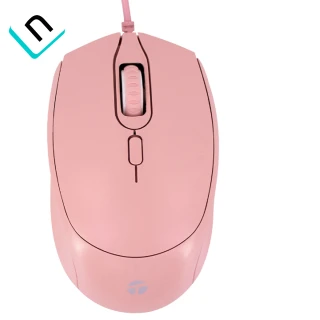 MOUSE INALÁMBRICO TEROS TE-1226S | USB, ROSADO