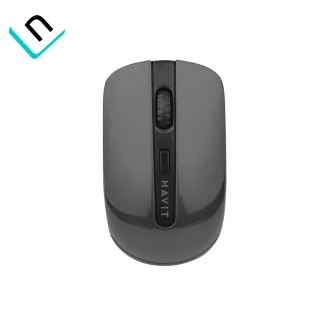 MOUSE INALAMBRICO HALION MS989GT | NANO RECEPTOR USB 2.4 GHZ, NEGRO